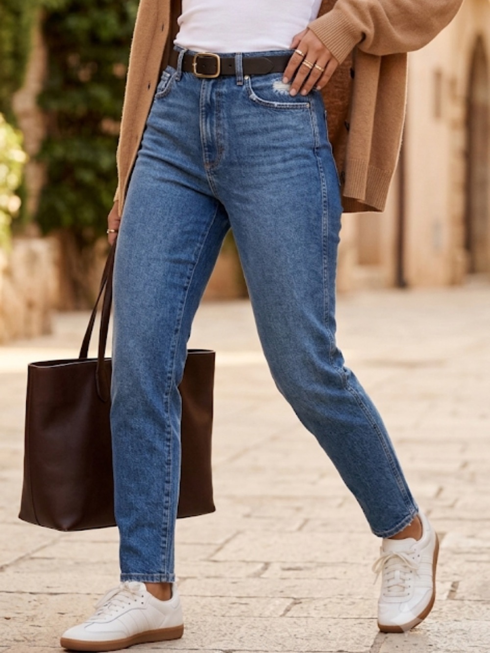 Good American High-Rise Indigo Straight Jeans